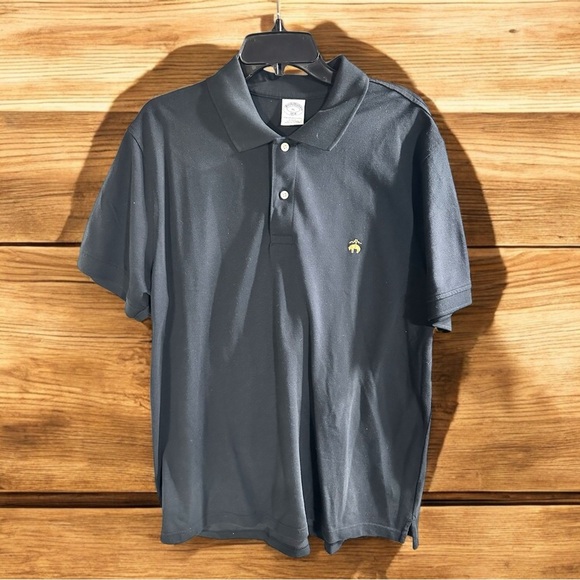Brooks Brothers Other - Brooks Brothers Cotton Performance Polo T-Shirt Size XL Black Short Sleeve Golf